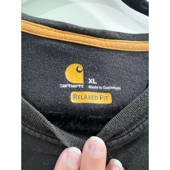 Carhartt Men's XL Black Graphic Print Relaxed Fit T-Shirt Short Sleeve - Picture 3 of 3